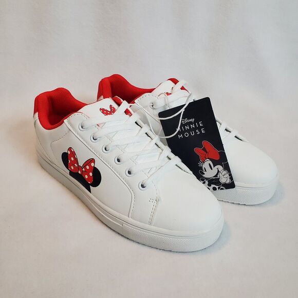 Disney Shoes - ALDI Disney Mickey Minnie Mouse Ladies Character Sneakers Shoes Womens 7 White